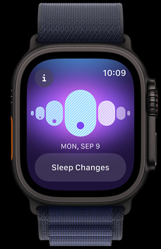 Cycle Tracking showing someone's temperature changes when they were sleeping.