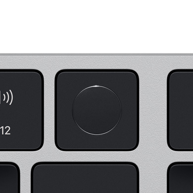 Magic Keyboardに搭載されたTouch IDのクローズアップ