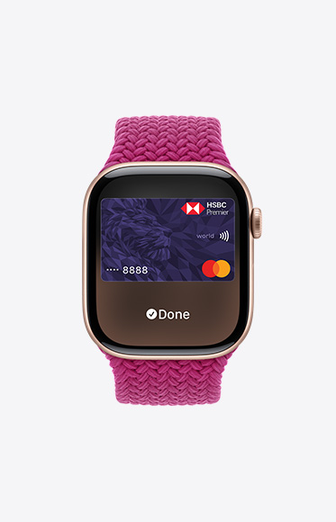 Apple Pay on Apple Watch Series 10.