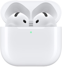 Vooraanzicht van AirPods 4