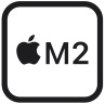 M2チップのグラフィック画像