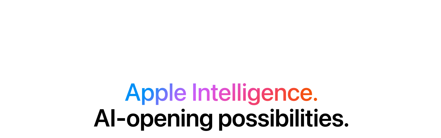 Apple Intelligence. Tú a la infinita potencia.