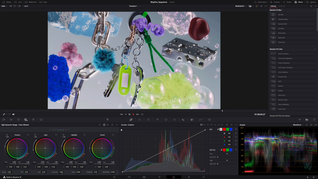 A sharply detailed graphic design image is finalized in a design app, demonstrating the GPU power of Mac mini with M4 and M4 Pro